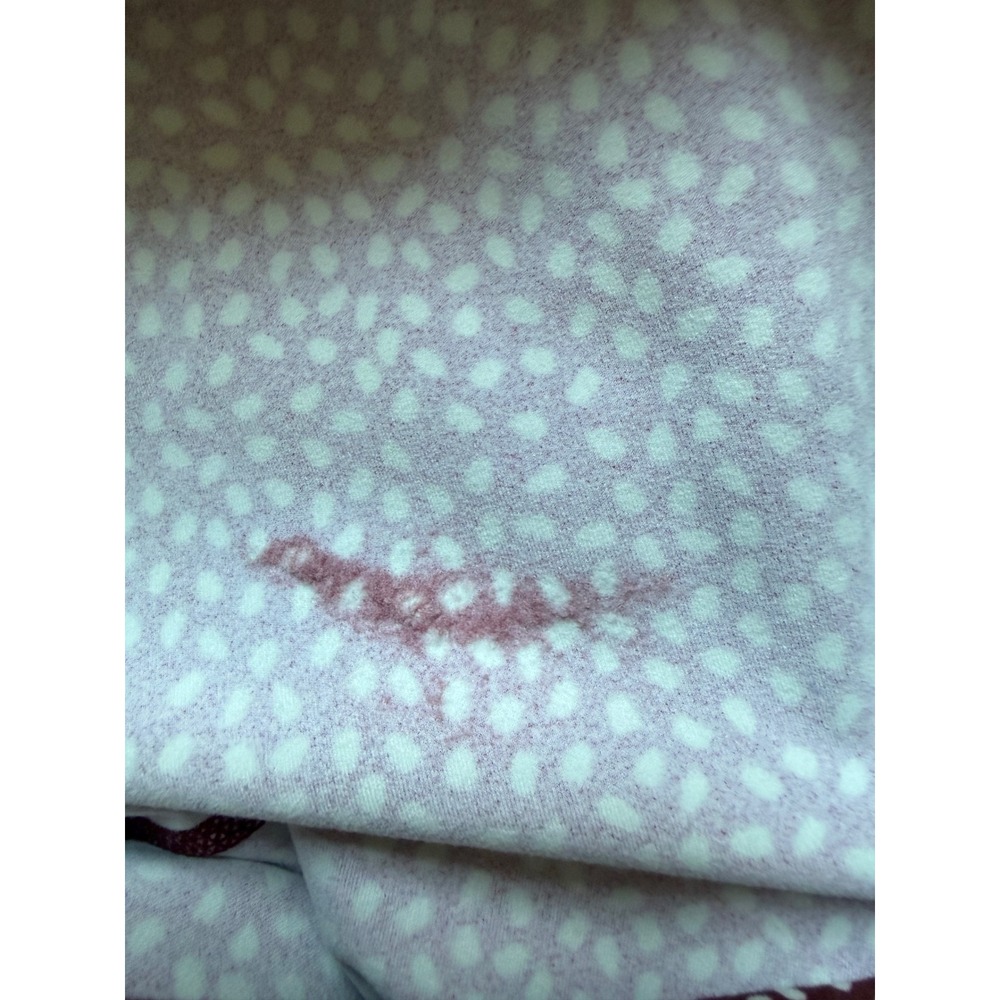 Buffbunny Collection Speckled Leggings Burgundy‎ White High Waist XL 25 Inseam - Picture 6 of 8